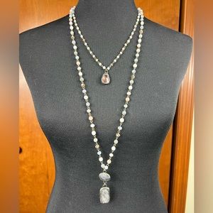 Melania Clara double Necklace